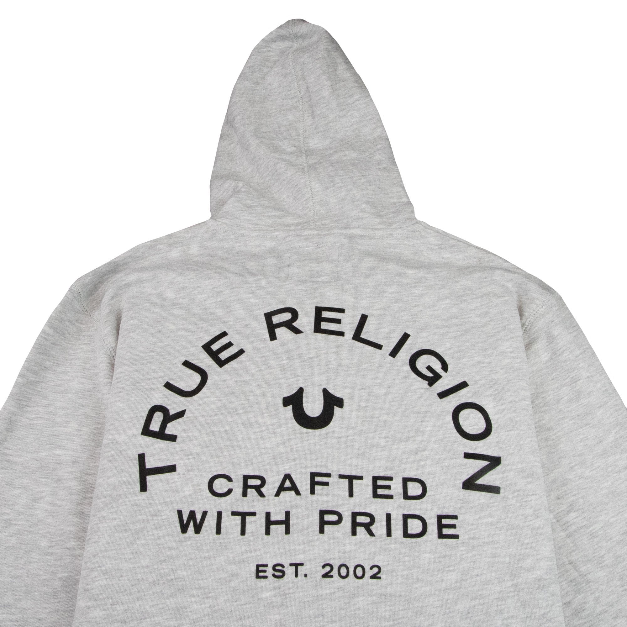 True Religion Crafted With Pride Hoodie Light Grey