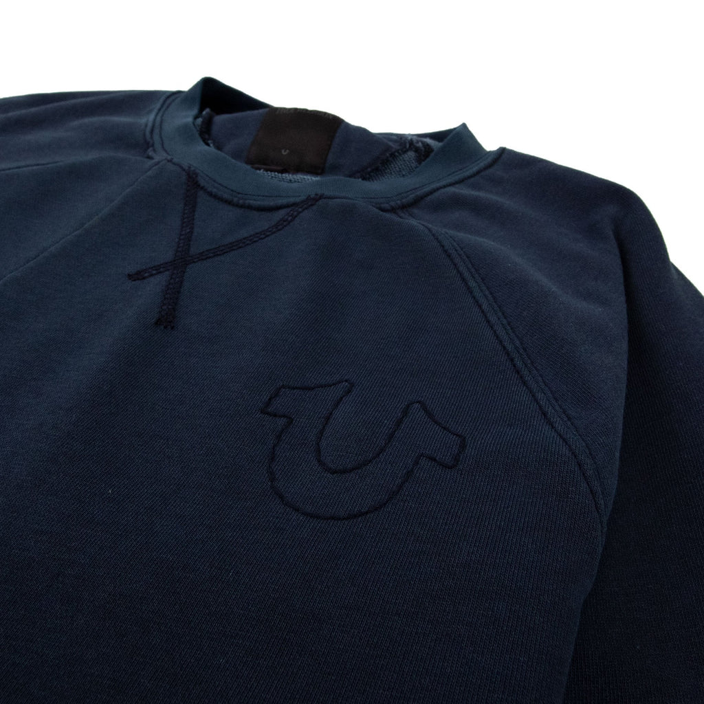 True Religion Patchwork Sweatshirt Navy