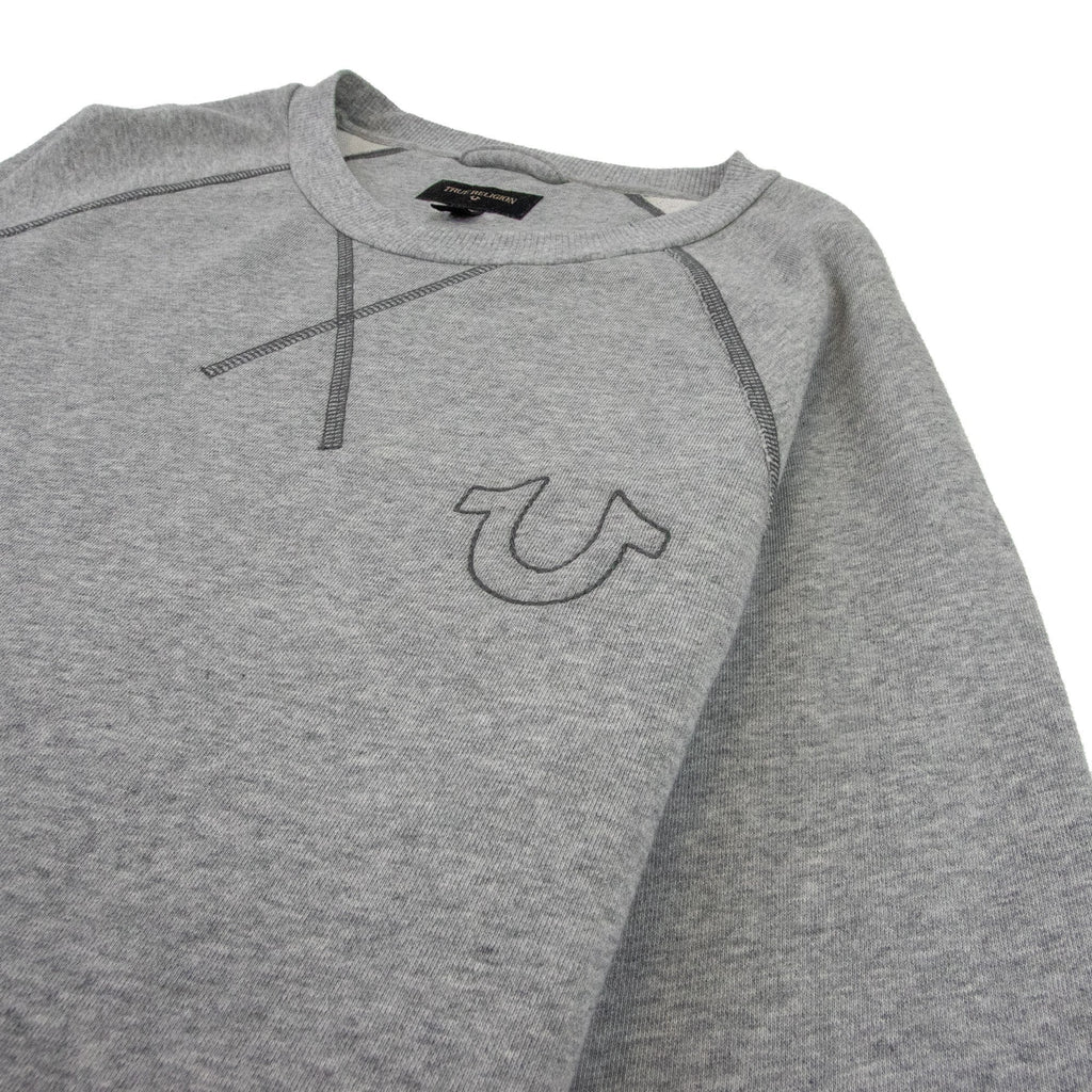 True Religion Elongated Sweatshirt Grey