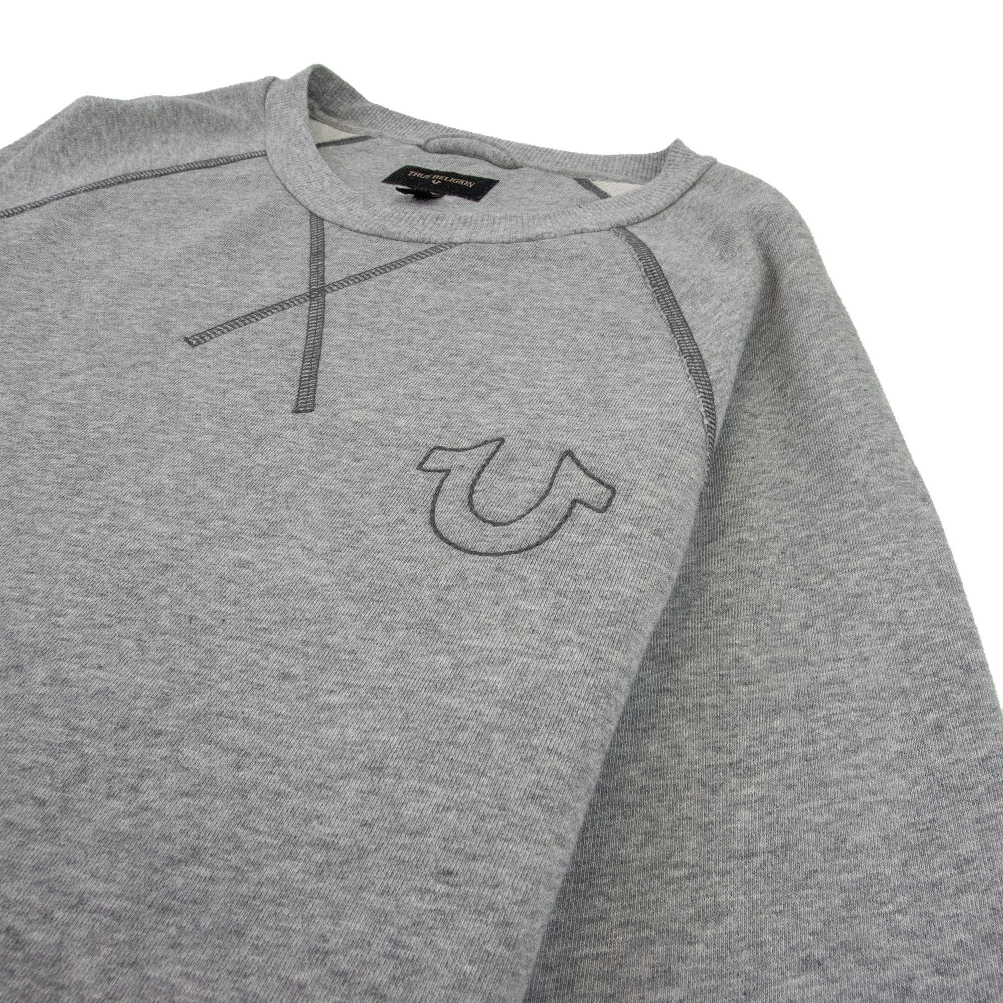 True Religion Elongated Sweatshirt Grey