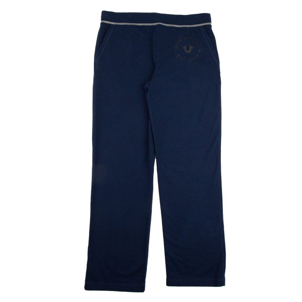 True Religion Wide Leg Pocket Logo Sweatpant Midnight