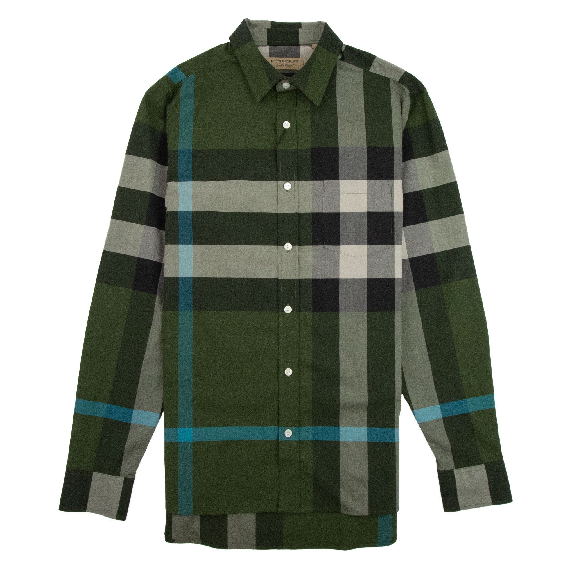 Burberry Windsor Long Sleeve Shirt Green