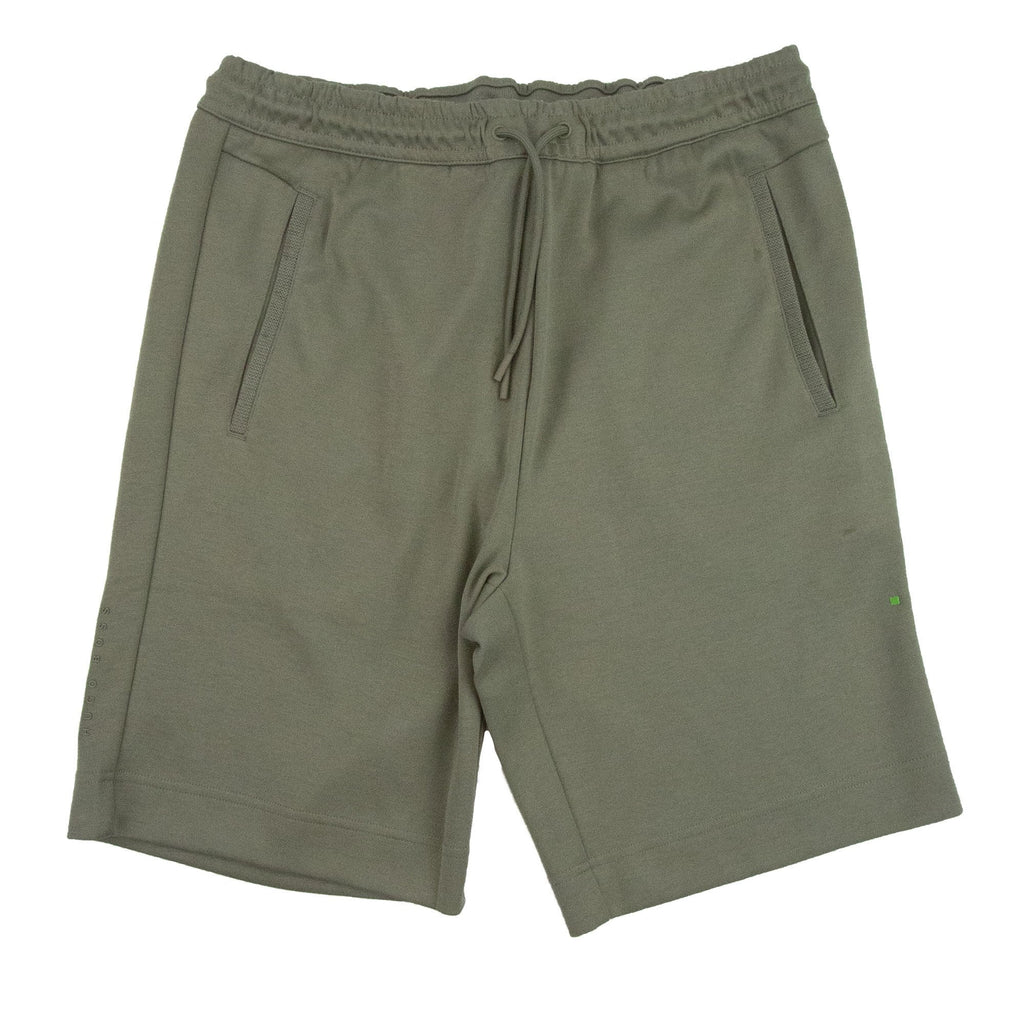 Hugo Boss Headlo Rubber Logo Shorts Khaki