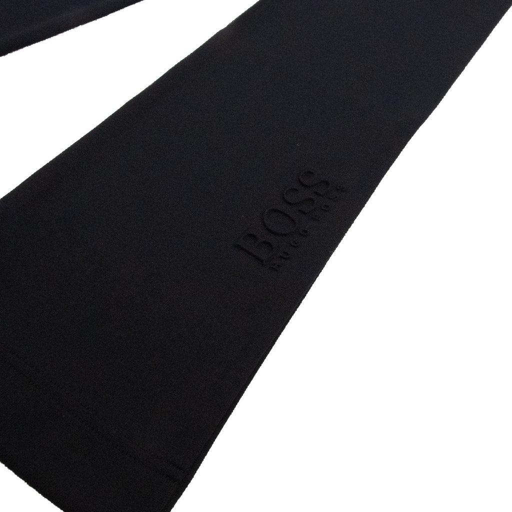 Hugo Boss Hadiko Embossed Logo Straight Cuff Tracksuit Bottoms Black