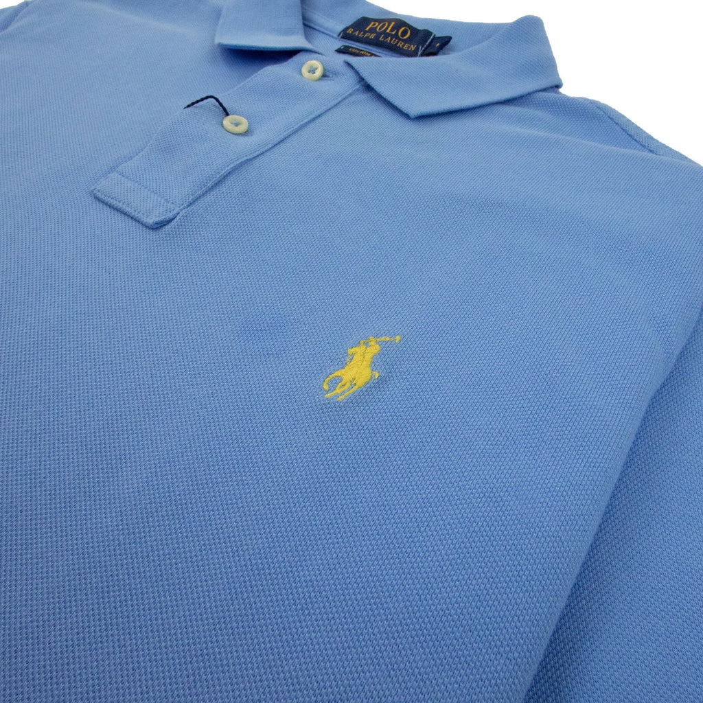 Polo Ralph Lauren Custom Fit Short Sleeve Polo Shirt Chatham Blue