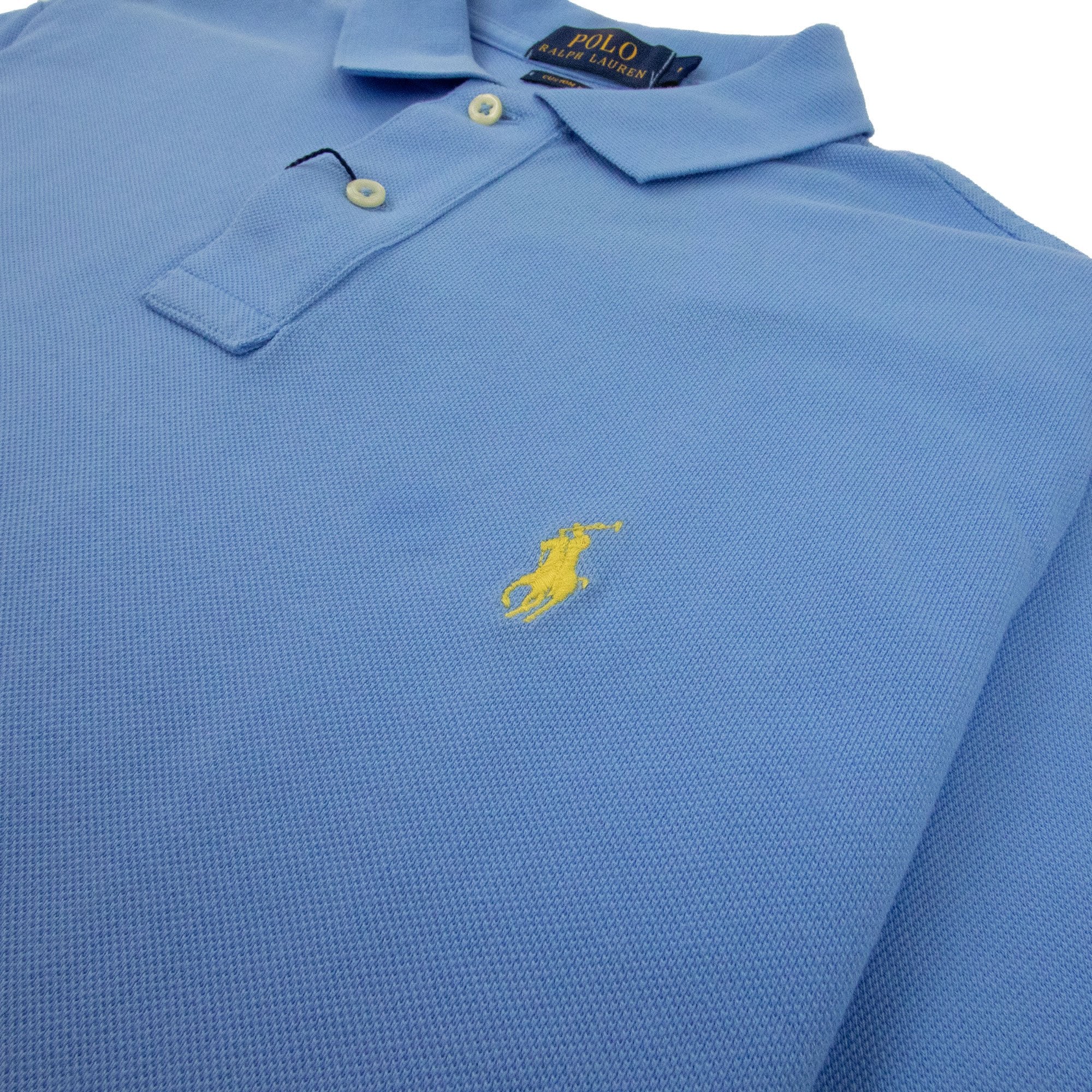 Polo Ralph Lauren Custom Fit Short Sleeve Polo Shirt Chatham Blue