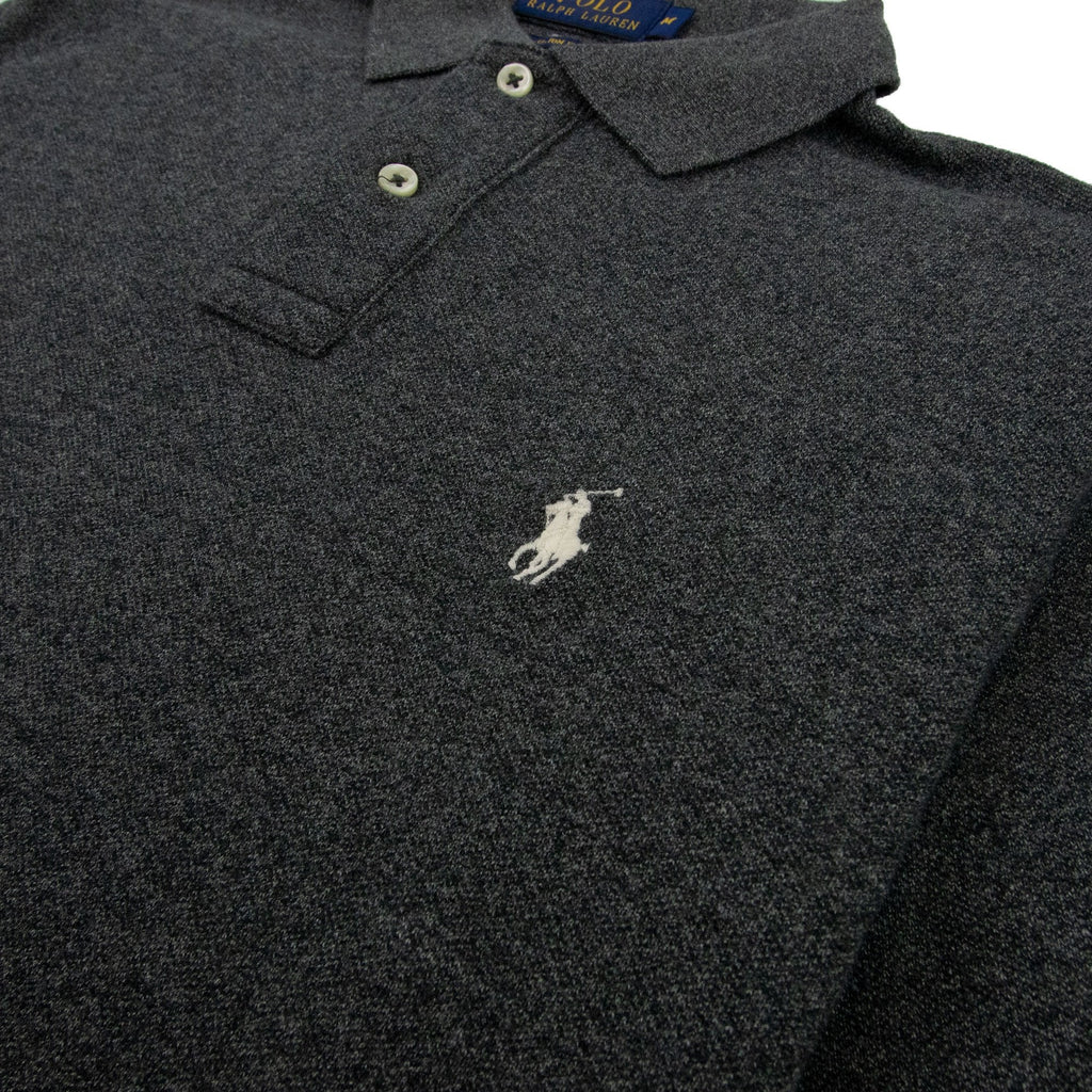 Polo Ralph Lauren Custom Fit Short Sleeve Polo Heather Grey