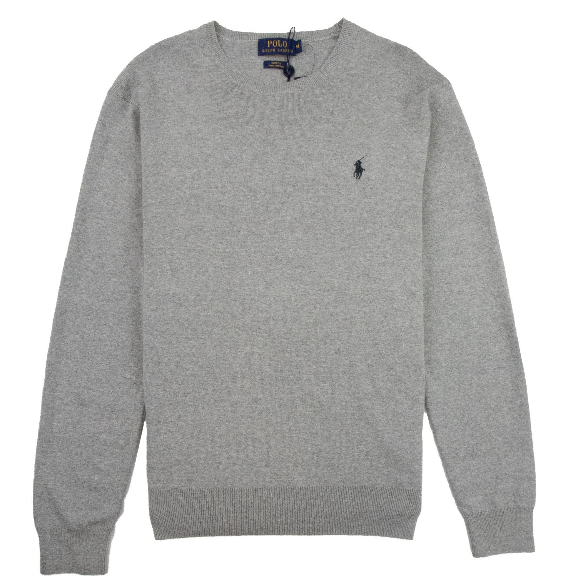 Polo Ralph Lauren Slim Fit Pima Cotton Sweat Grey