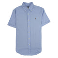 Polo Ralph Lauren Chambray Oxford Short Sleeve Shirt Sky Blue