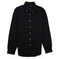 Polo Ralph Lauren Slim Fit Button Collar Long Sleeve Shirt Black
