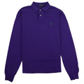 Polo Ralph Lauren Slim Fit Long Sleeve Polo Shirt Purple