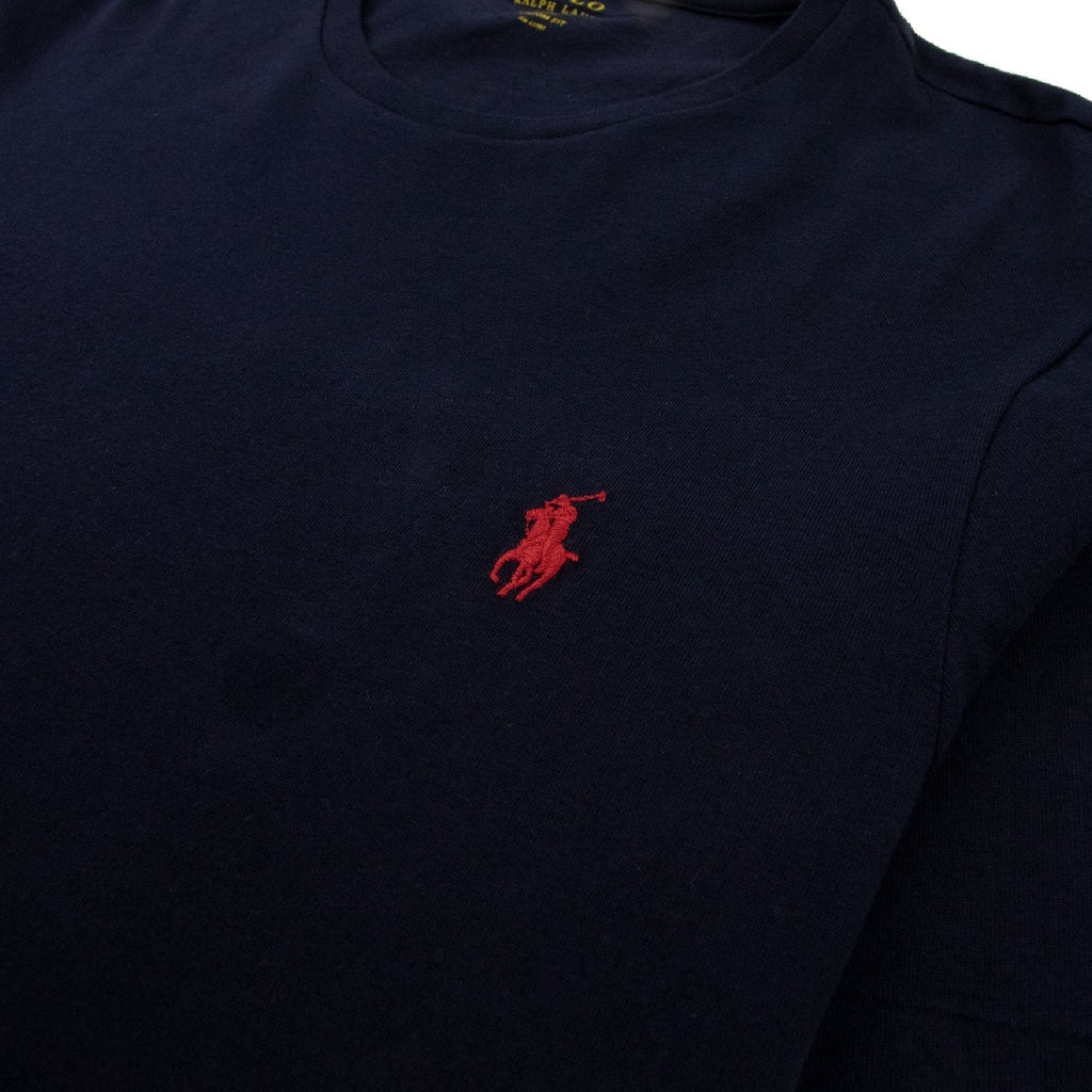 Polo Ralph Lauren Custom Fit Short Sleeve Crew T-shirt Navy
