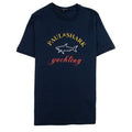 Paul And Shark Yachting Logo Ringer T-shirt Navy