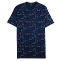 Paul And Shark Multi Shark Print Crew T-Shirt Navy