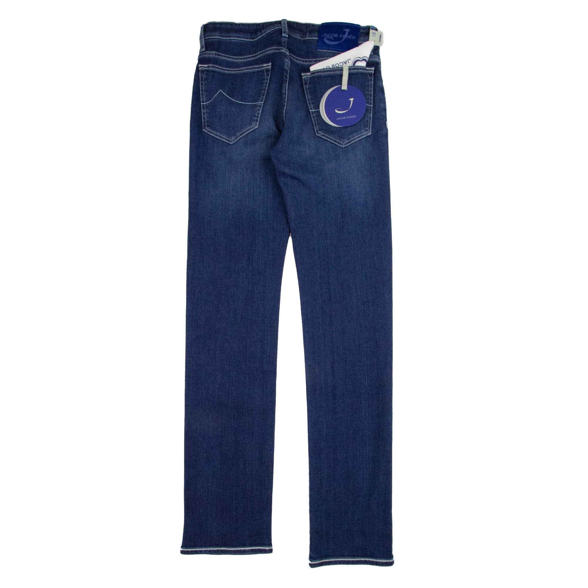 Jacob Cohen J688 Blue Patch Jeans Medium Indigo