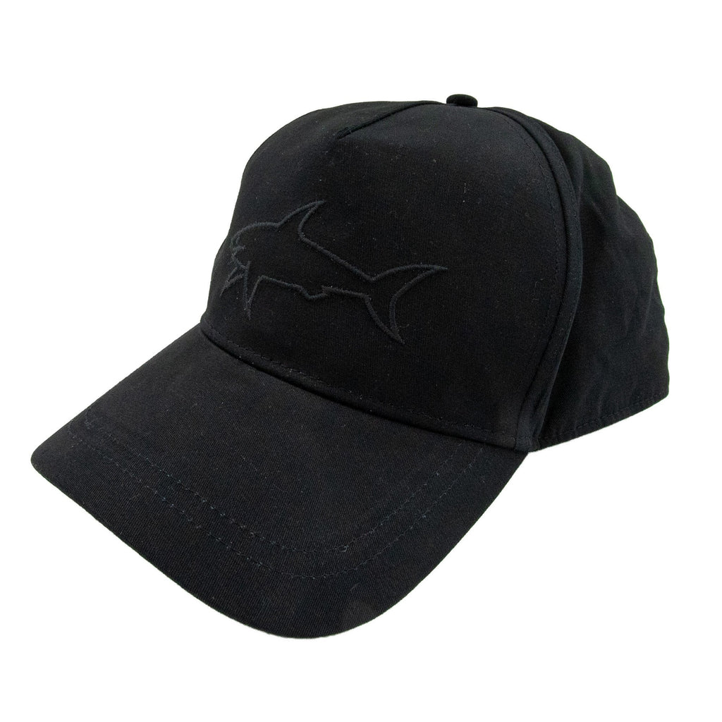 Paul And Shark Embroidered Shark Logo Cap Black