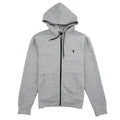 Polo Ralph Lauren Small Logo Zip Up Hoody Grey