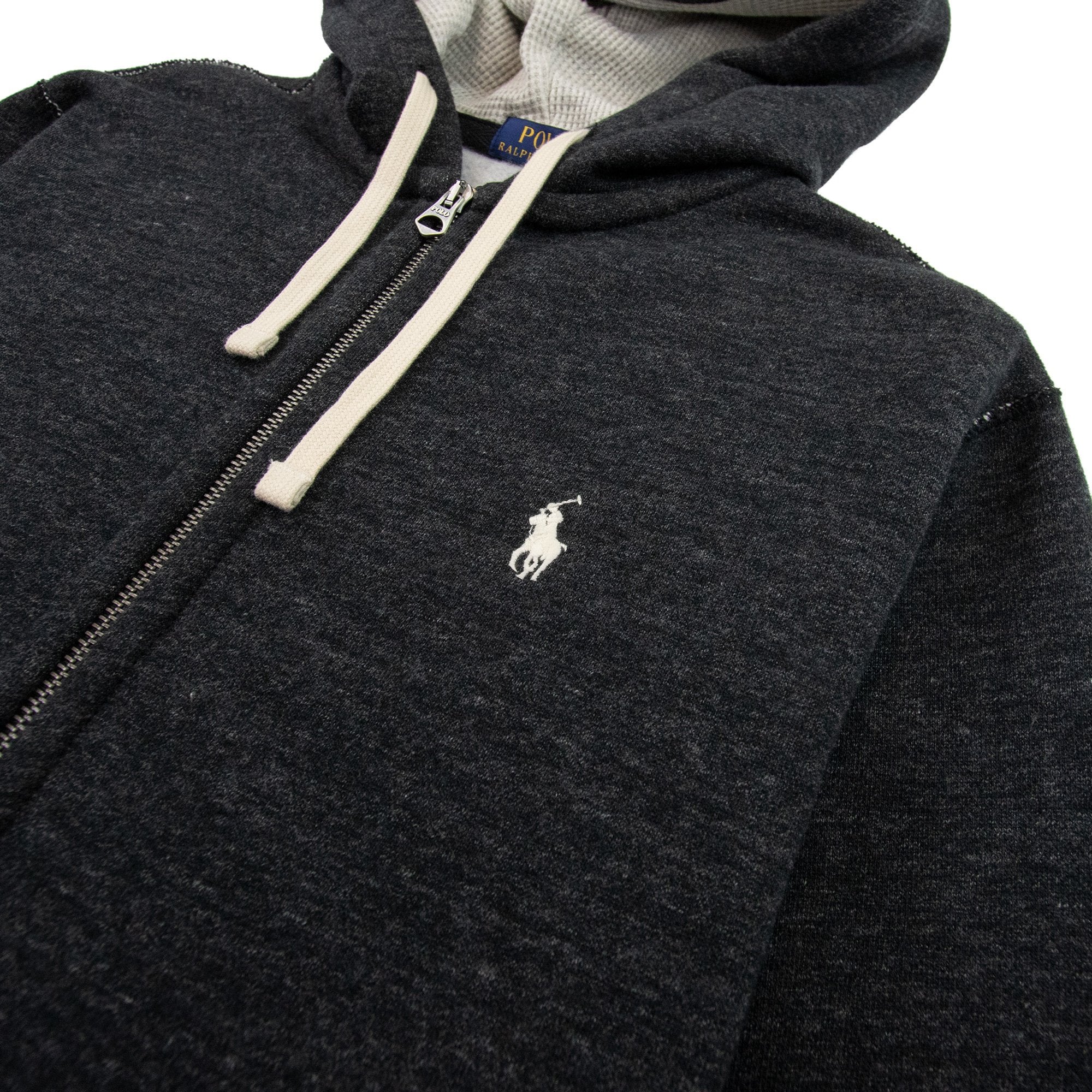 Polo Ralph Lauren Knit Zip Up Hoody Dark Grey