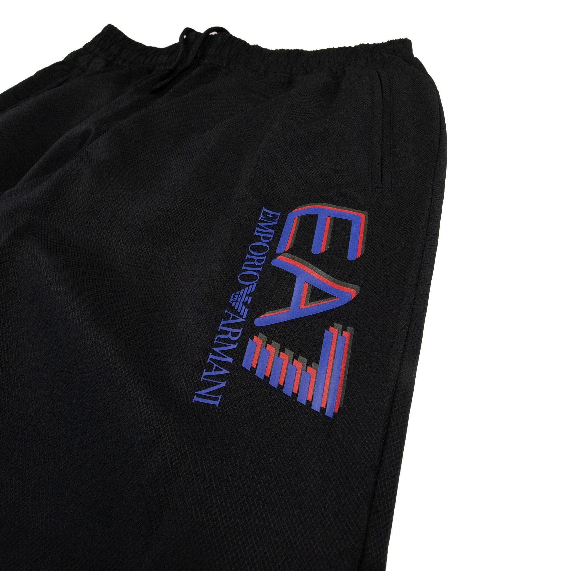 EA7 Triple Logo Woven Tracksuit Black