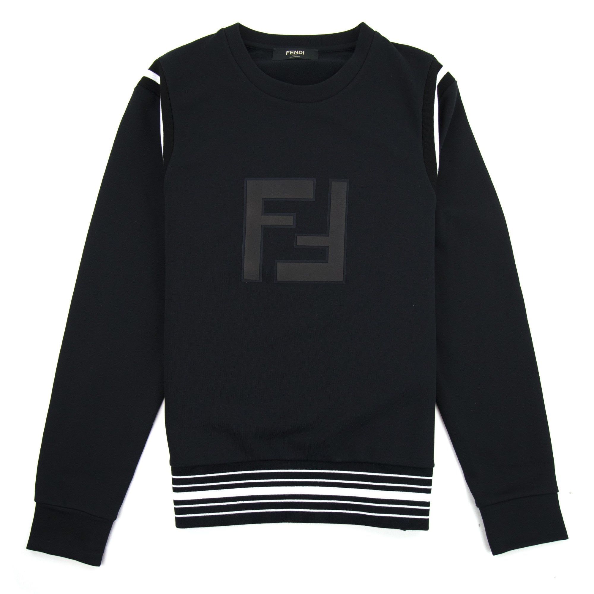 Fendi FF Logo Sweatshirt Black