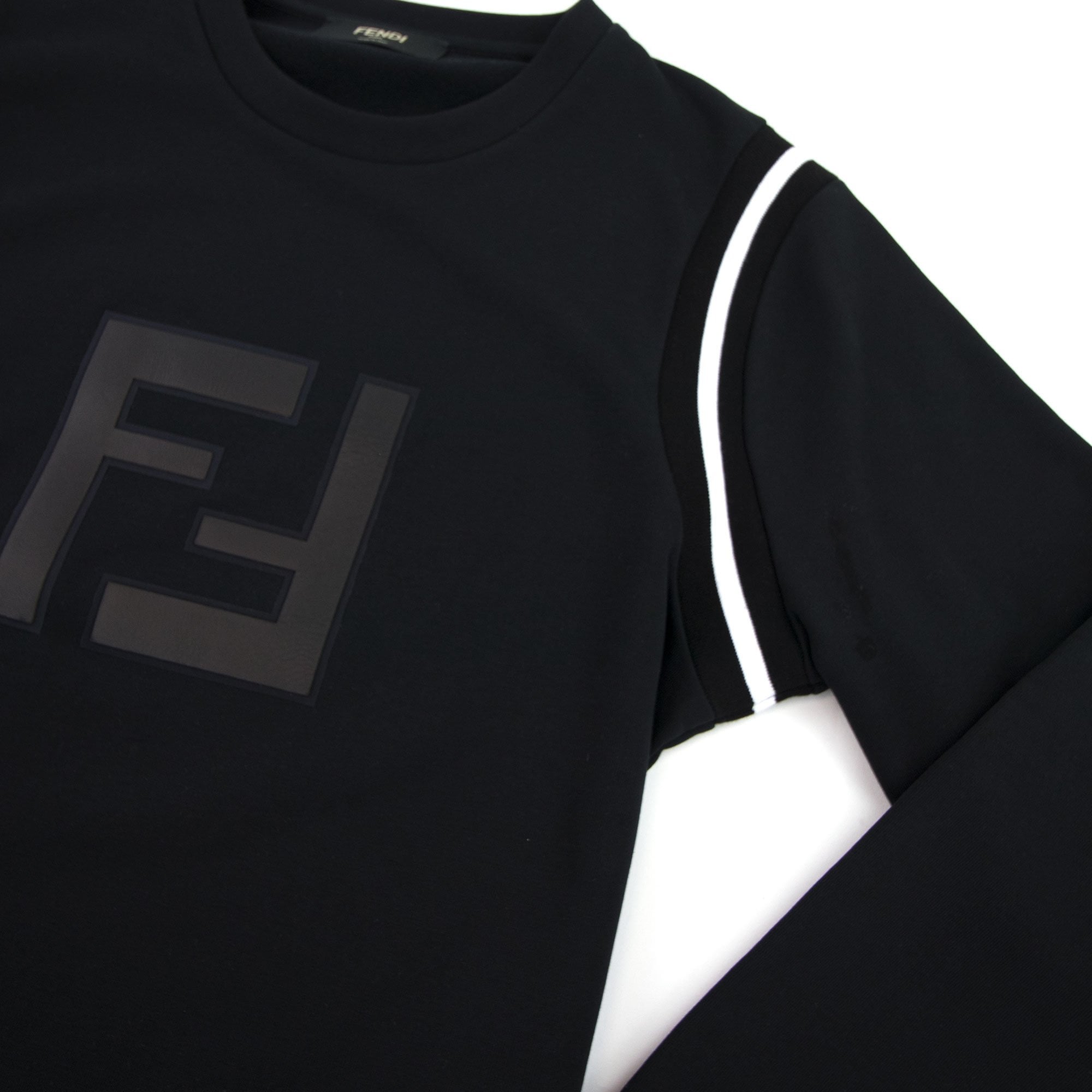 Fendi FF Logo Sweatshirt Black