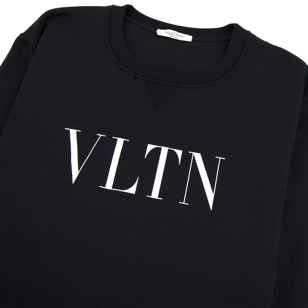 Valentino Vltn Crewneck Sweatshirt Black