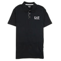 EA7 Train Core Back & Stripe Polo Shirt Black