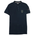 EA7 Train Big Logo Short Sleeve Polo Shirt Darkslate