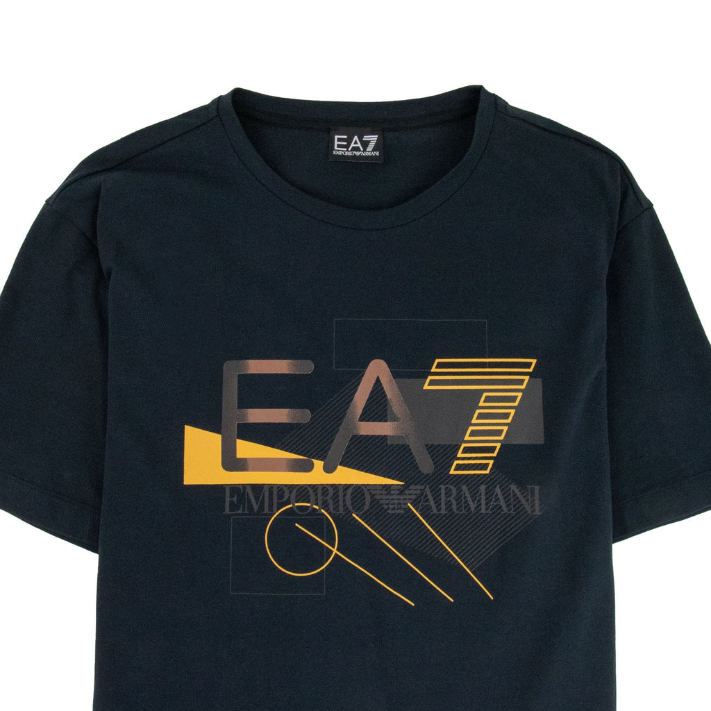 EA7 Shape Logo T-Shirt Navy