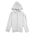Gucci Junior Stripe Zip Up Hoody Grey 1143