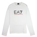 EA7 Train Graph Large Logo Long Sleeve T-Shirt White