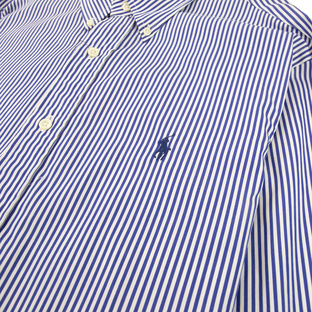 Polo Ralph Lauren Wersm Stripe Slim Fit Long Sleeve Shirt Blue/white