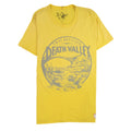 True Religion Death Valley Printed Logo T Shirt Yellow