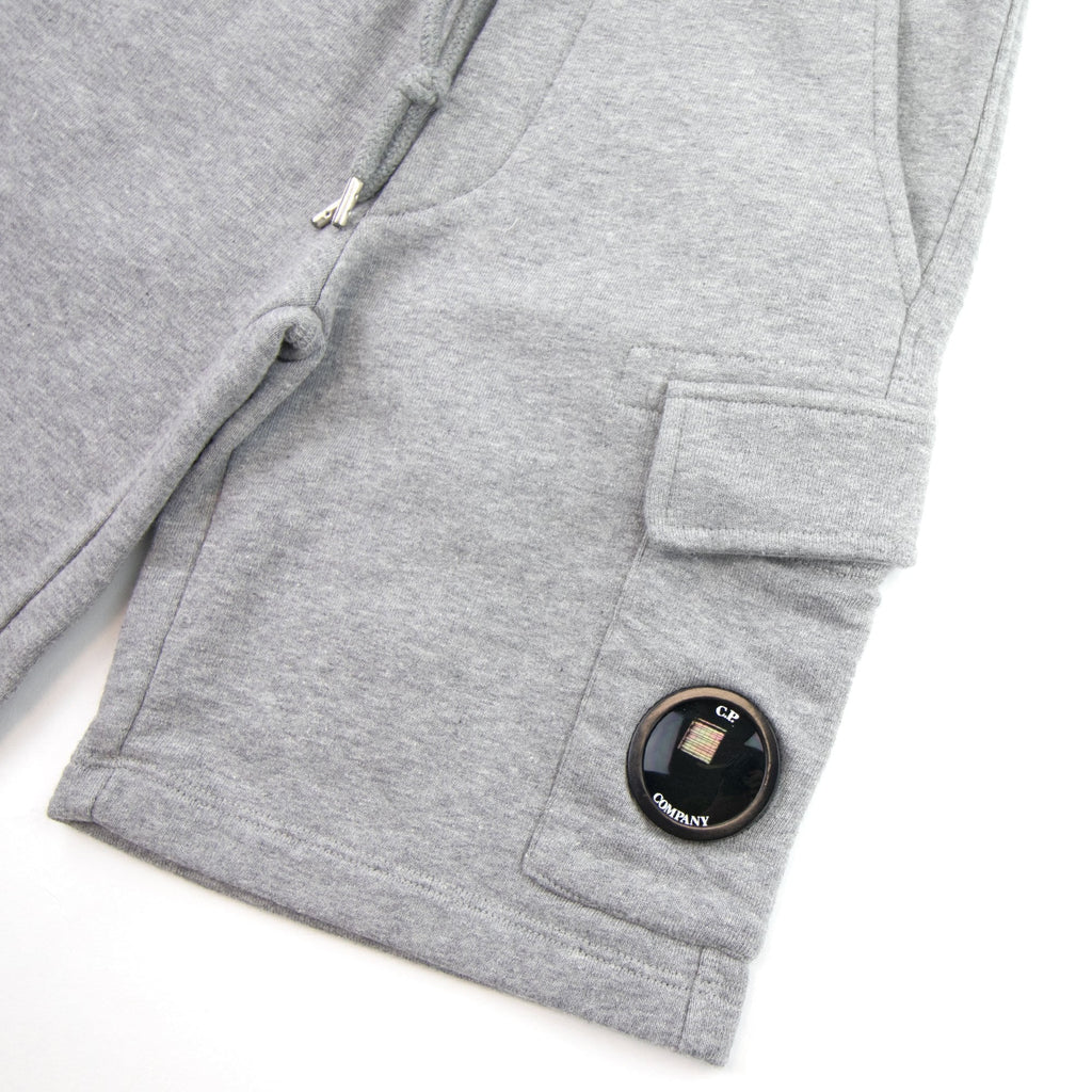 CP Company Undersixteen Grey Lens Logo Bermuda Shorts Grey M93
