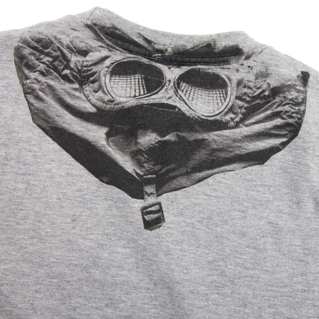 CP Company Undersixteen Chest Logo Back Goggle T-shirt Grey M93