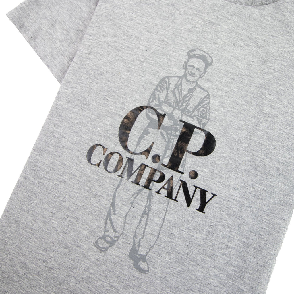 CP Company Undersixteen Worker Logo T-shirt Grey M93