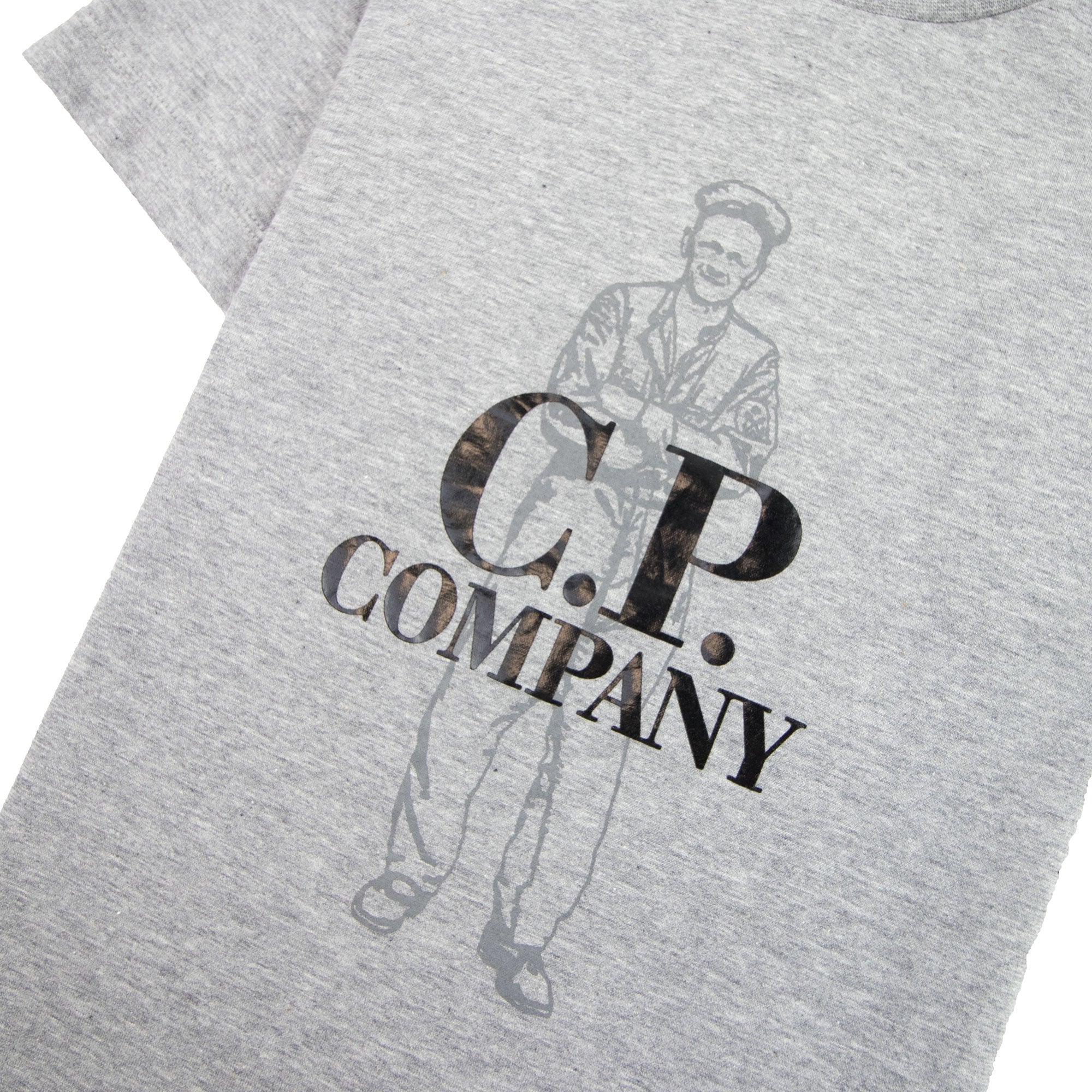 CP Company Undersixteen Worker Logo T-shirt Grey M93