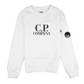 CP Company Undersixteen Basic Lens Crewneck Sweatshirt White 103