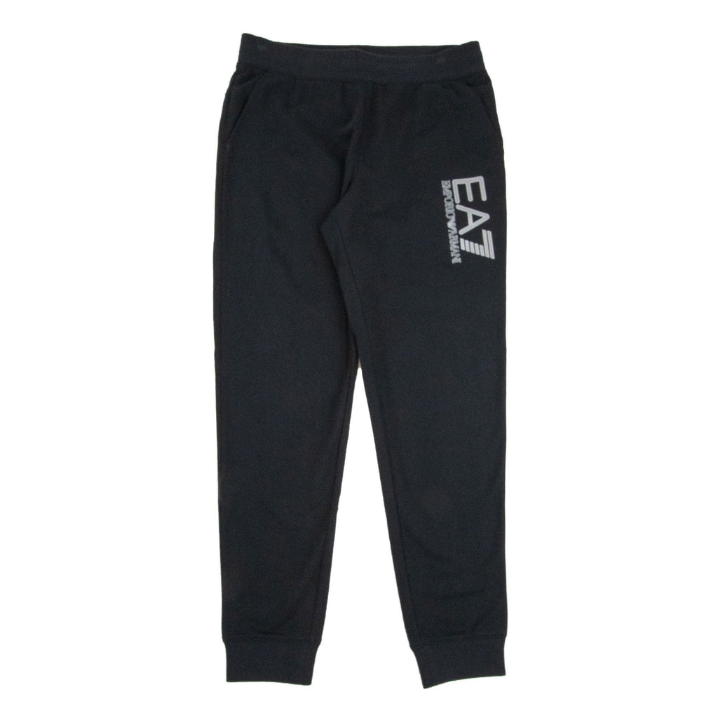 EA7 Hooded Zip Up Large Logo Tracksuit Black
