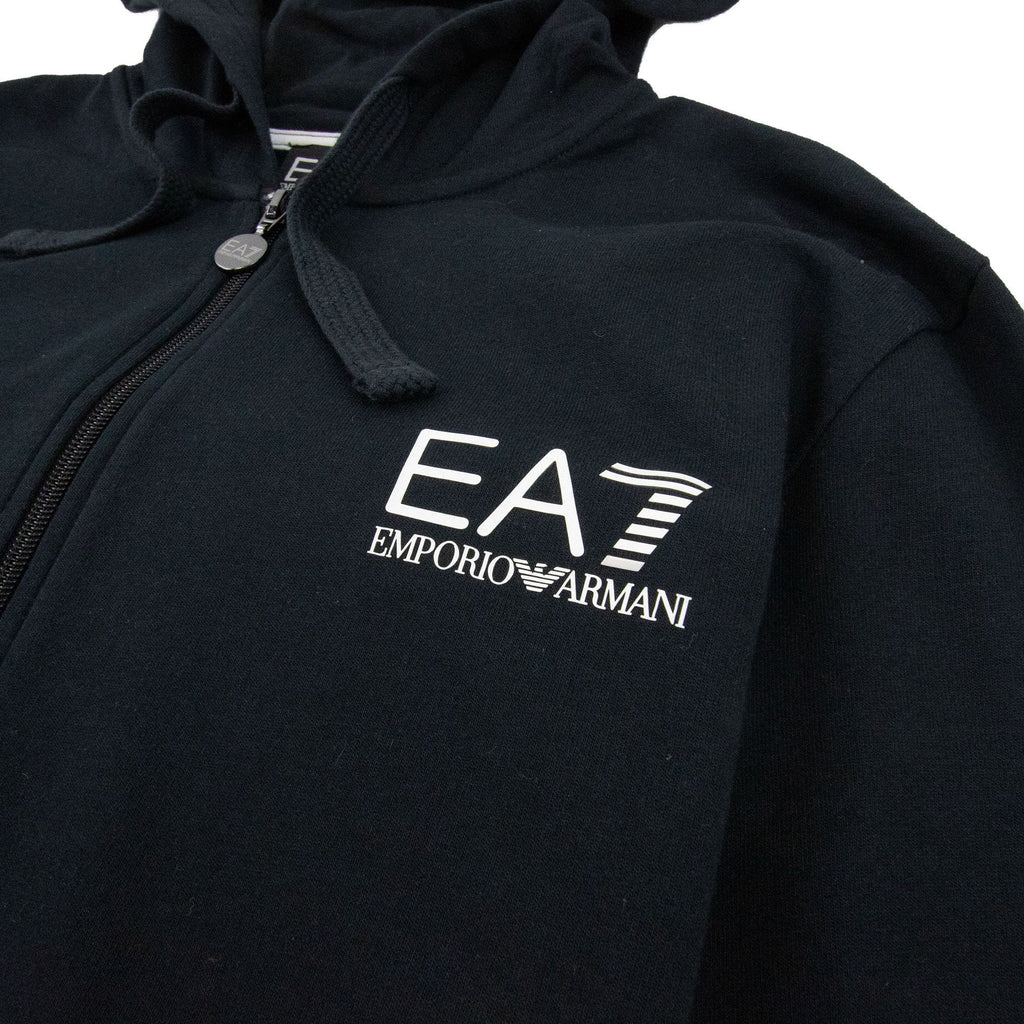 EA7 Train Core Zip Up Hoody Black