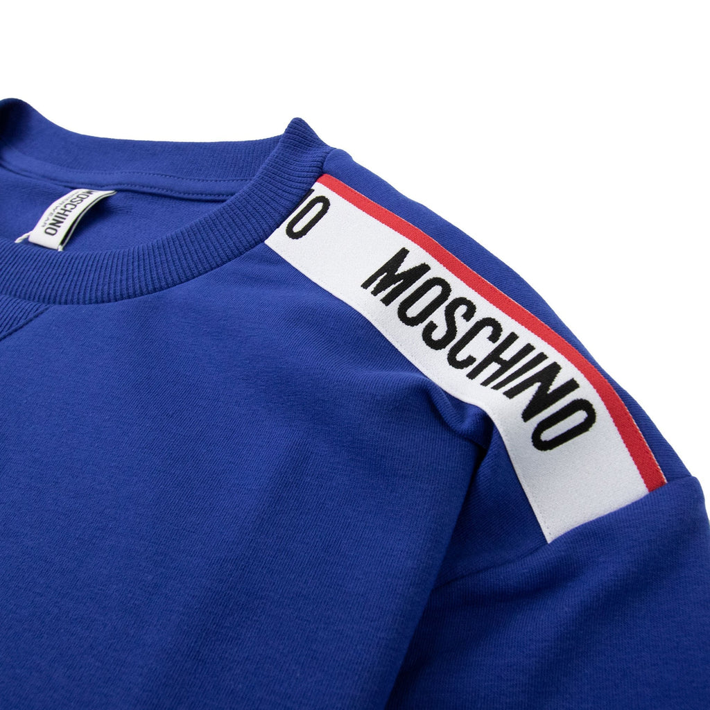 Moschino Underwear Tape Sweatshirt Elec Blue 0279