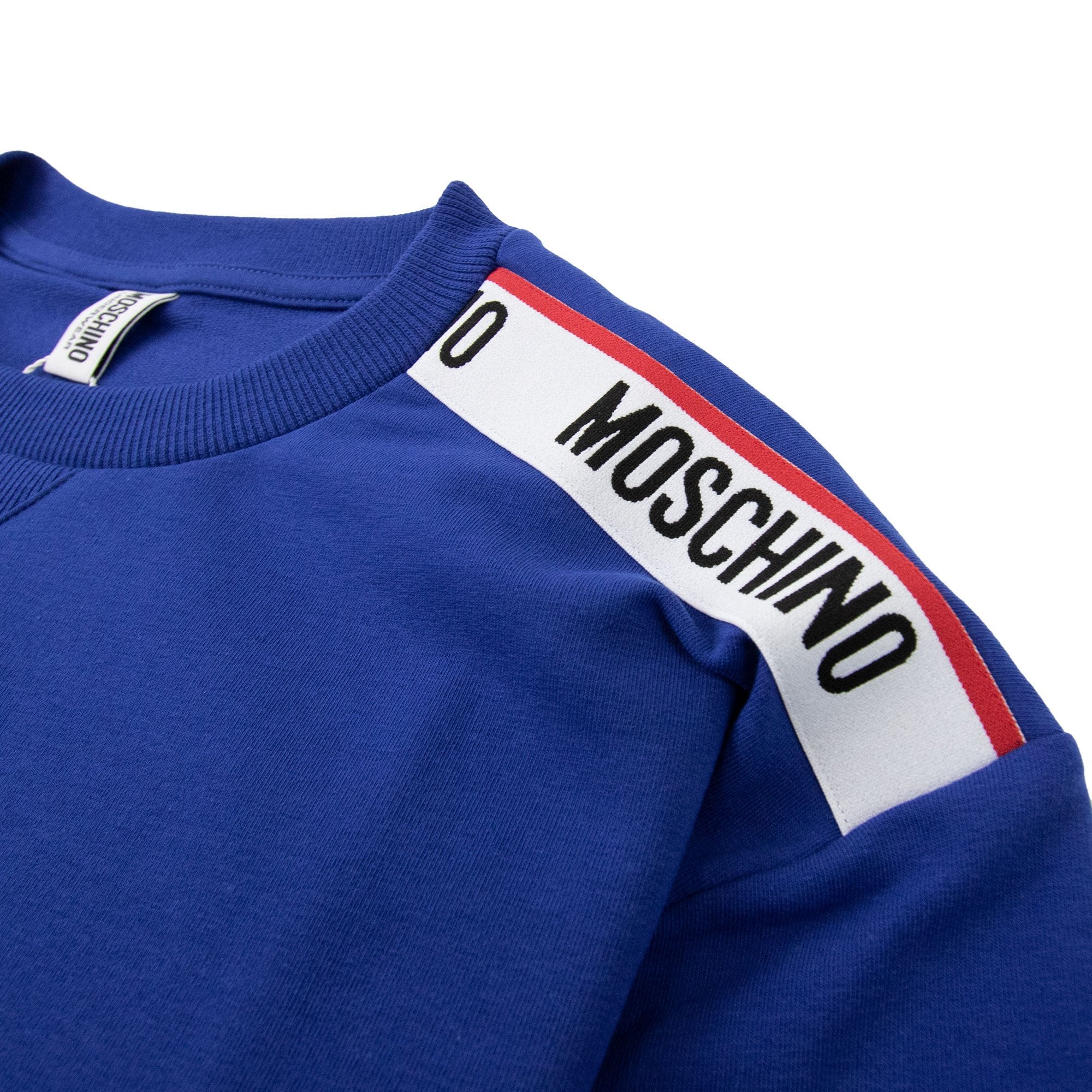 Moschino Underwear Tape Sweatshirt Elec Blue 0279