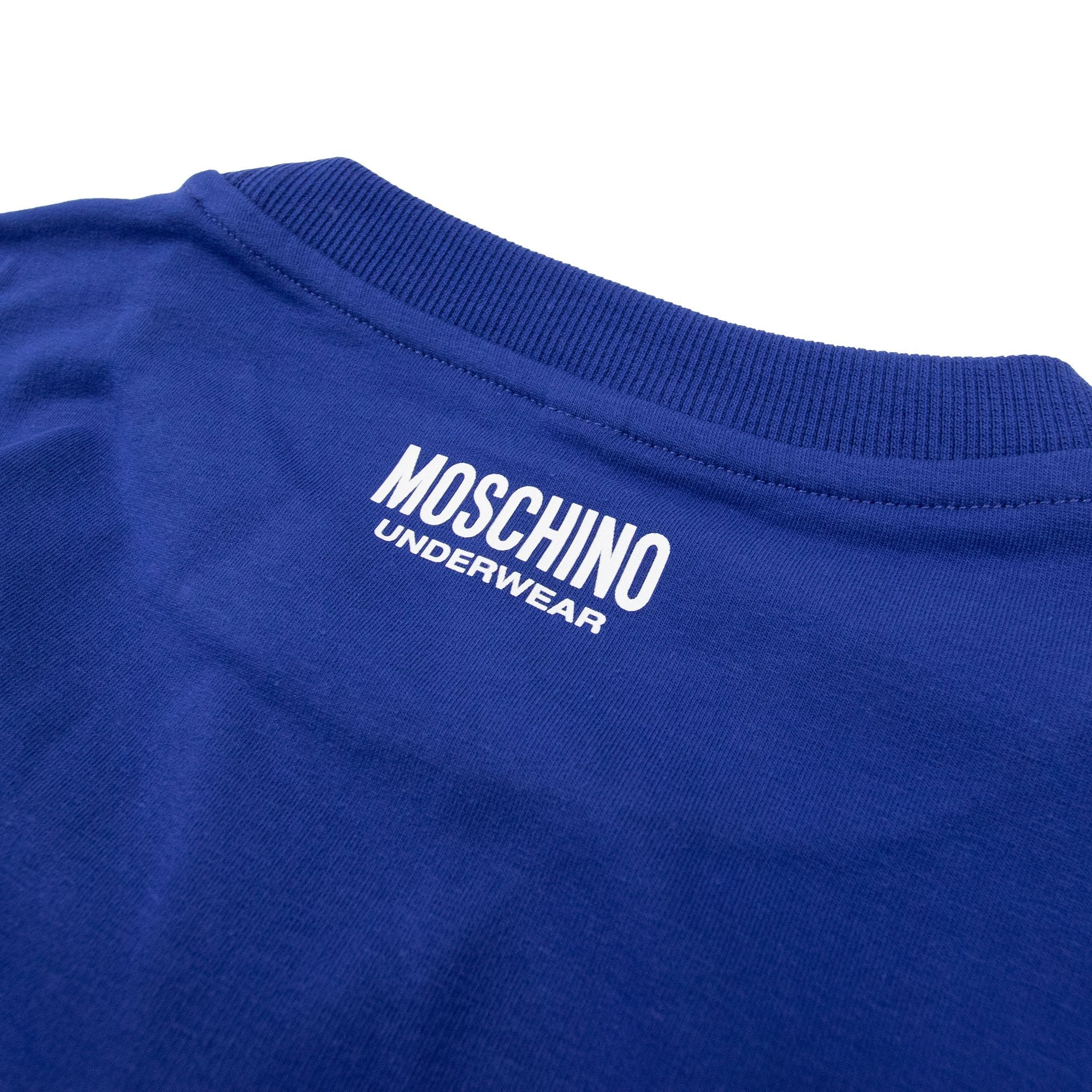 Moschino Underwear Tape Sweatshirt Elec Blue 0279