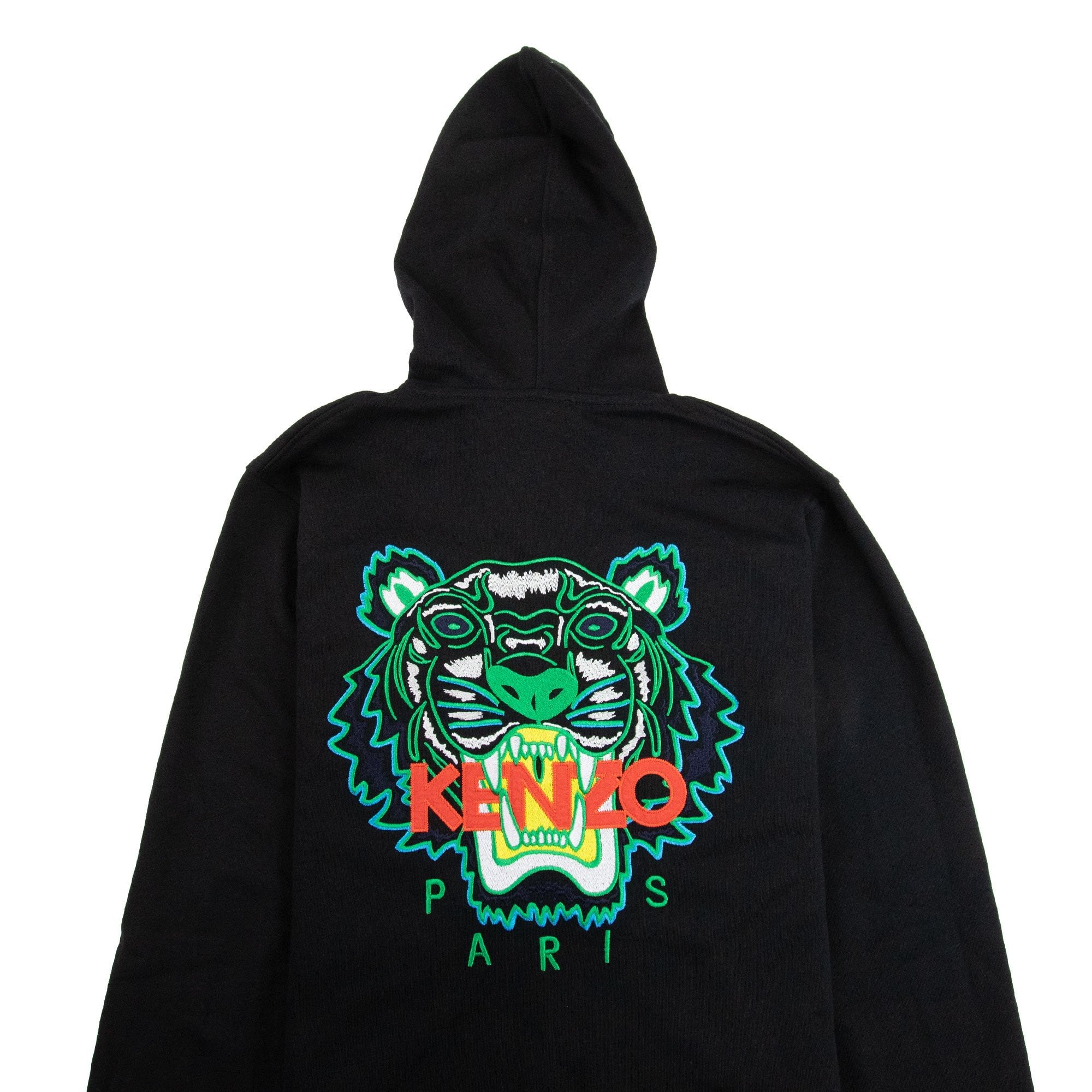 Kenzo Tiger Zip Hoodie Black/Green 4XA | ONU – Onu