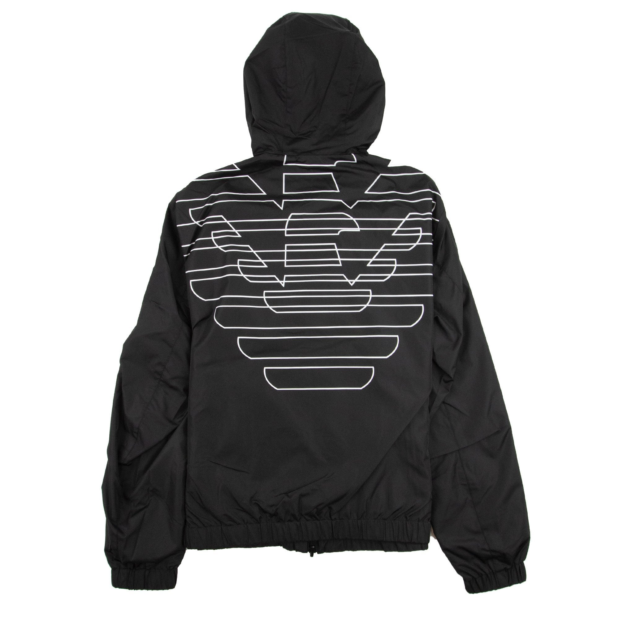 Emporio Armani Reversible Large Logo Jacket Nero/Bianco