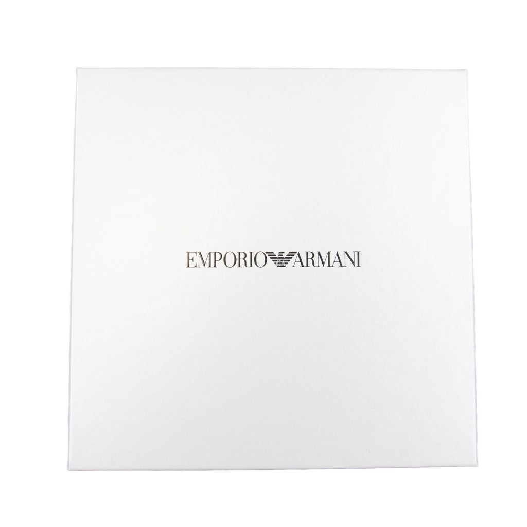 Emporio Armani Large Eagle Buckle Belt Blue
