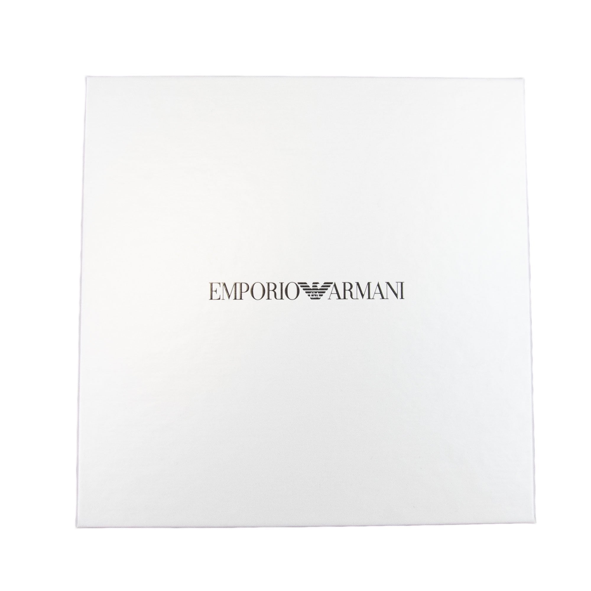 Emporio Armani Large Eagle Buckle Belt Grey
