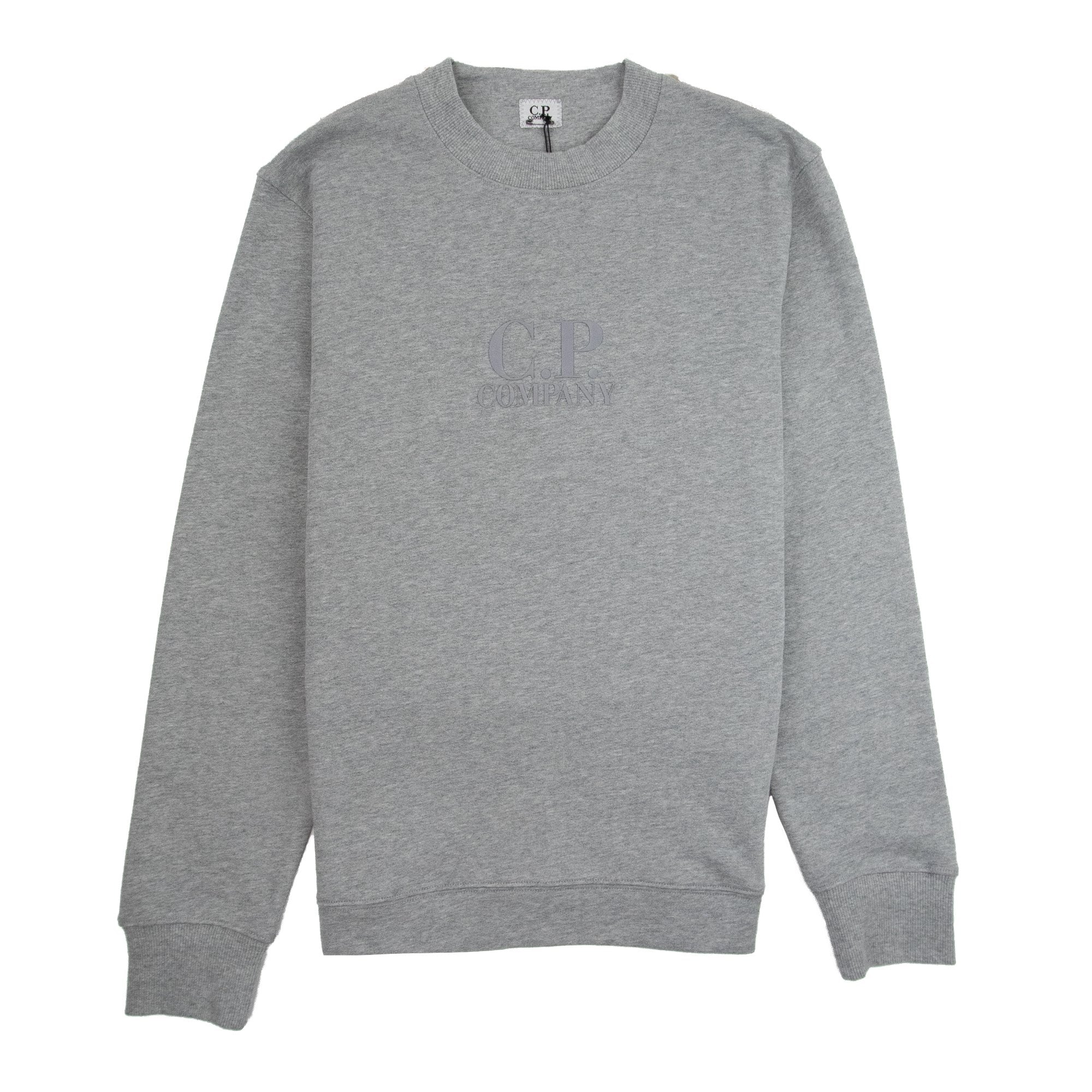CP Company Fleece Sweatshirt Front Logo Grey M93