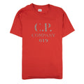 CP Company Reflective 019 Logo Tee Red 547