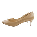 Jimmy Choo Esme Kid Leather Heels Nude